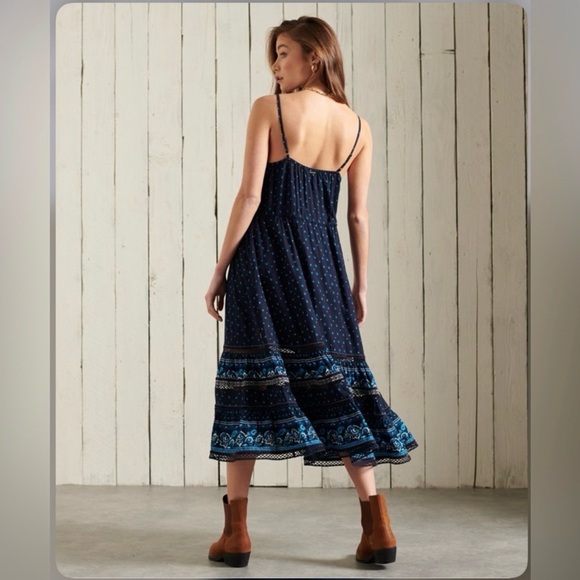 Superdry Ameera Cami maxi  Dress - Picture 3 of 14